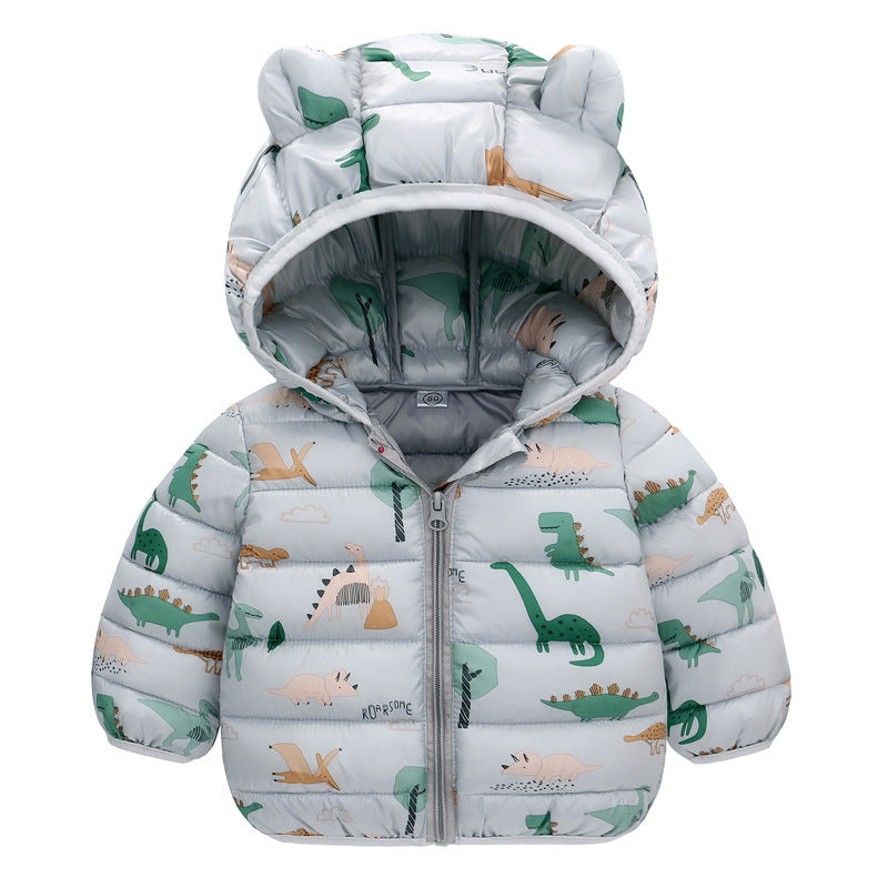 Winter Baby Cotton Coat Thickened Baby Quilt Coat Children's Clothing