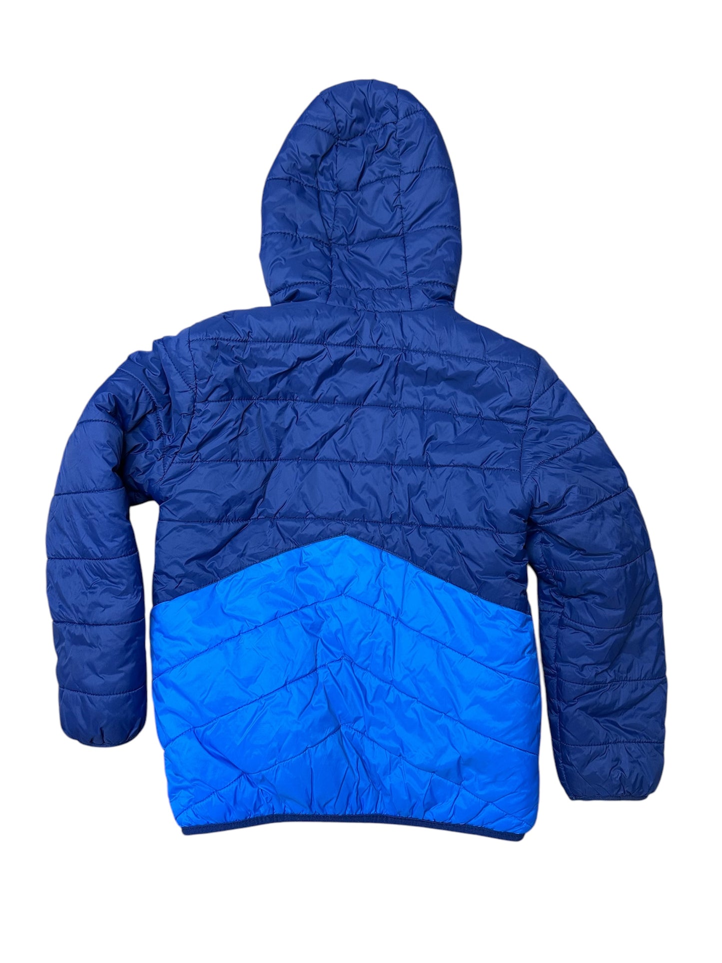 Eddie Bauer Blue Hooded Puffer (7/8)