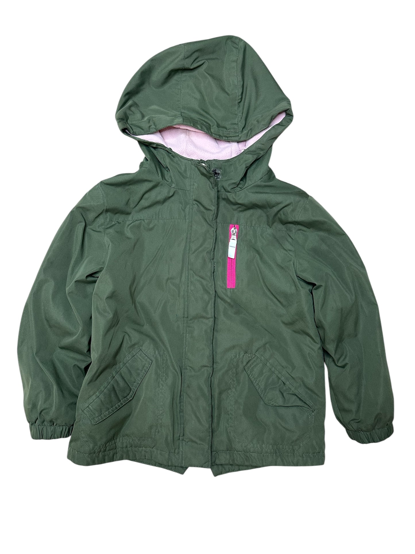 Wonder Nation Olive&Pink Jacket (5T)