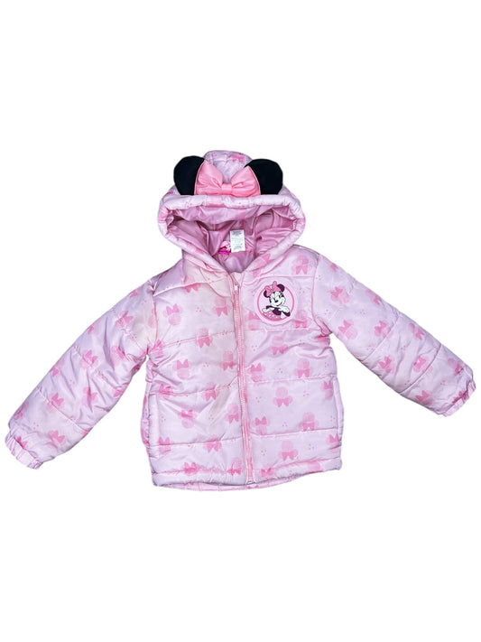 Disney Junior Minnie Mouse Puffer Jacket (4T)