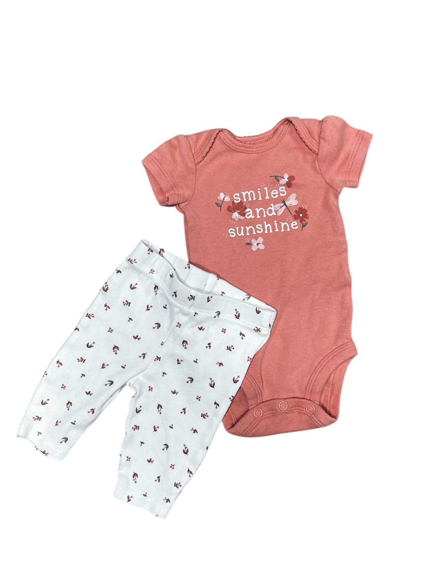 Carter’s Baby Smiles and Shine 2pc Set (nb)